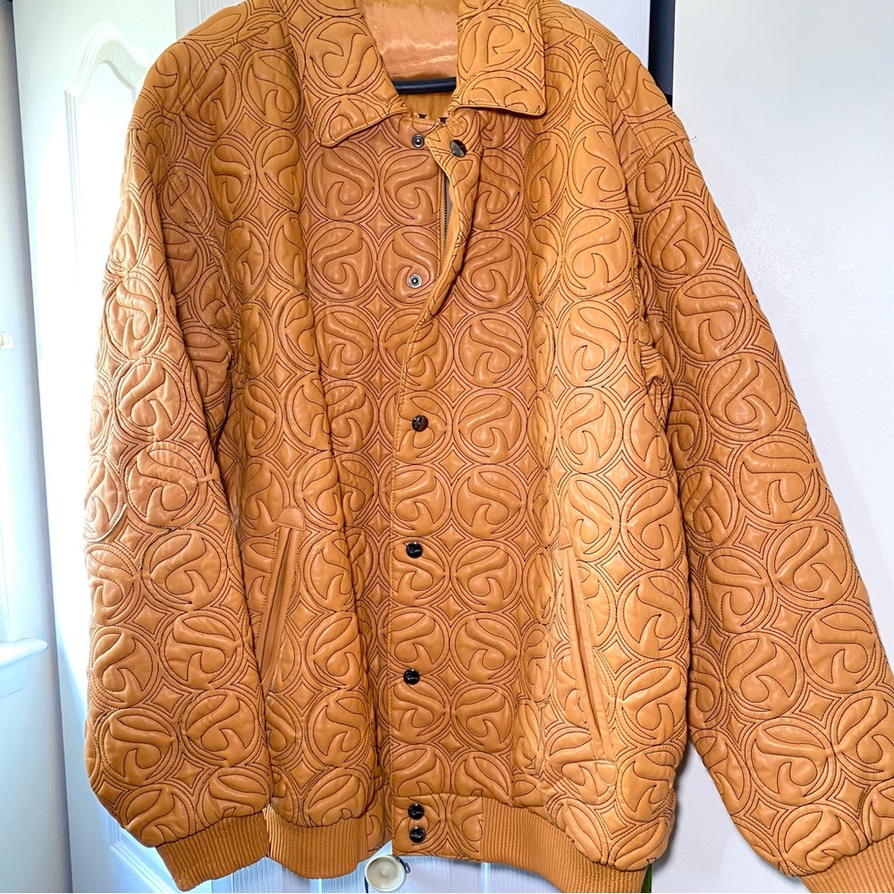 Men’s Davoucci Leather Jacket - Vintage